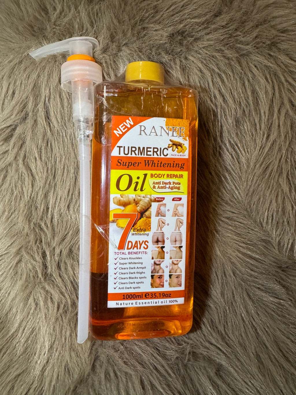 RANEE TURMERIC SUPER WHITENING BODY REPAIR OIL