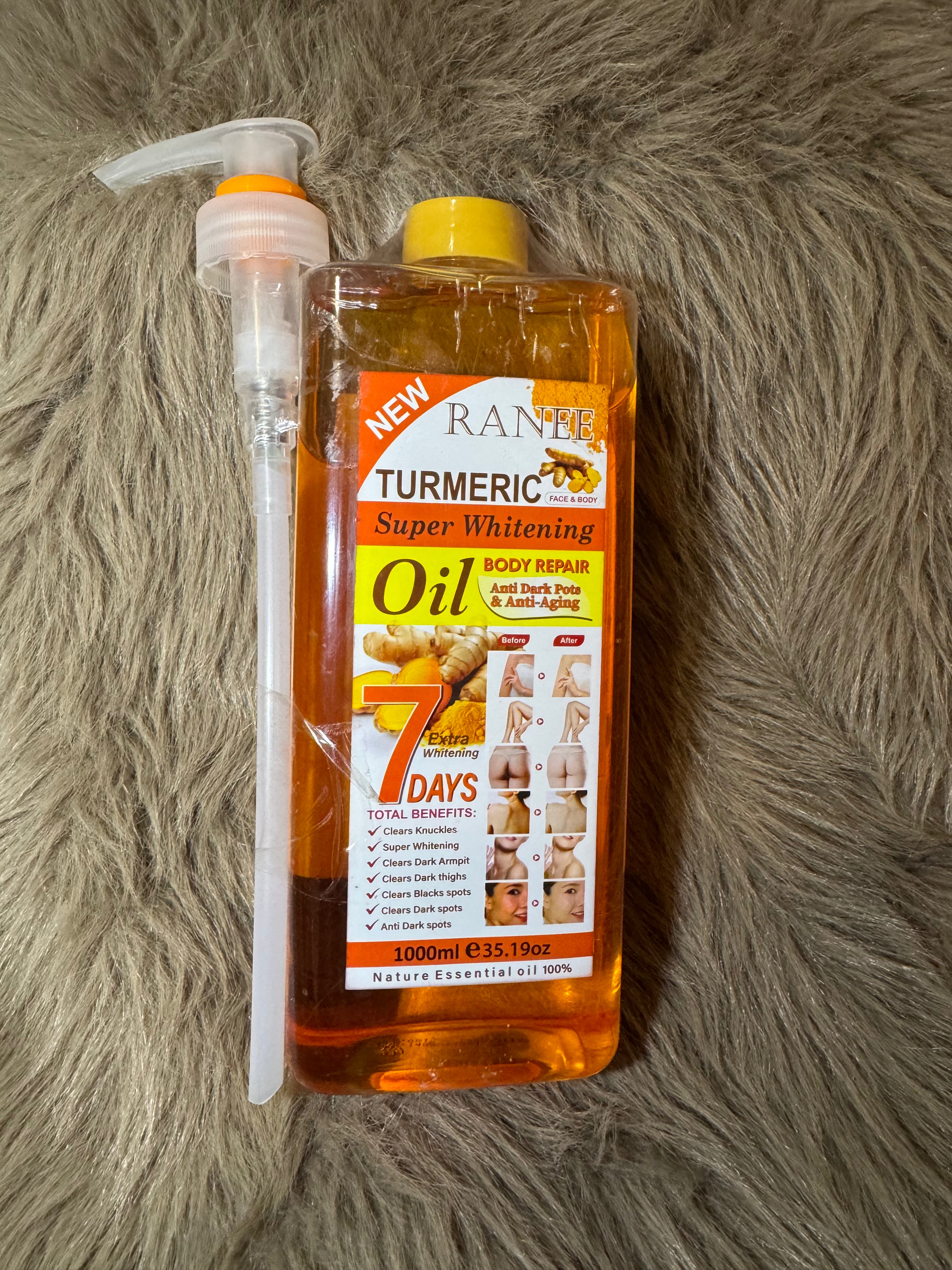 RANEE TURMERIC SUPER WHITENING BODY REPAIR OIL