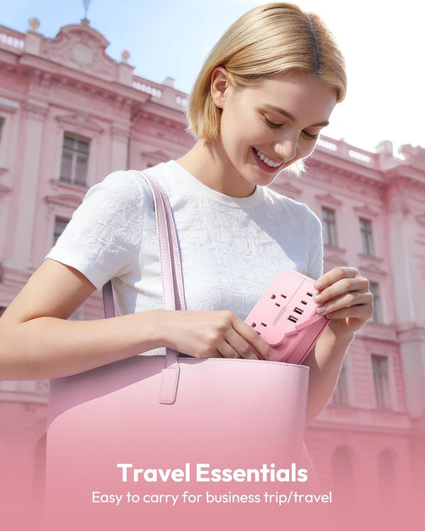Chic Pink Power Hub