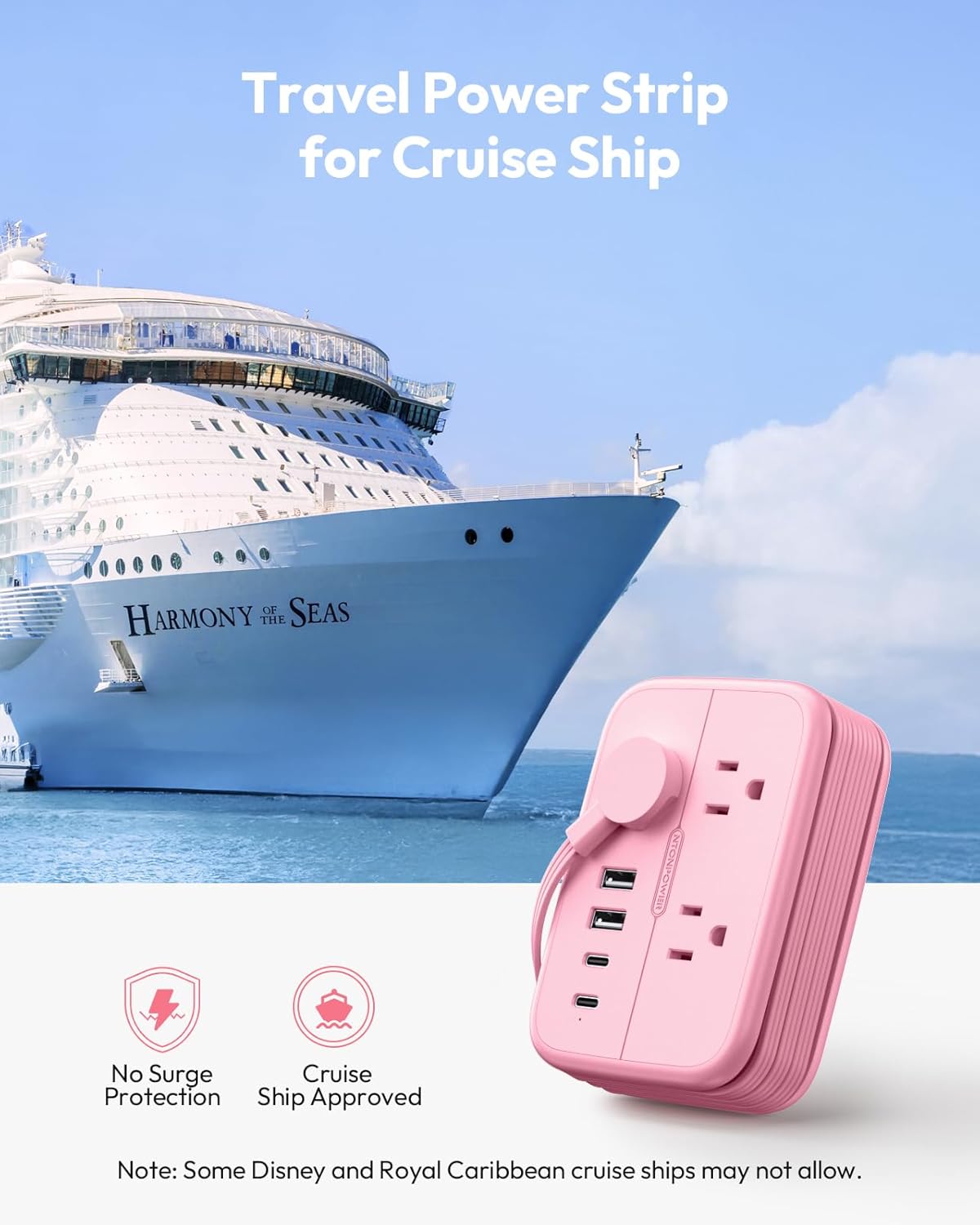 Chic Pink Power Hub