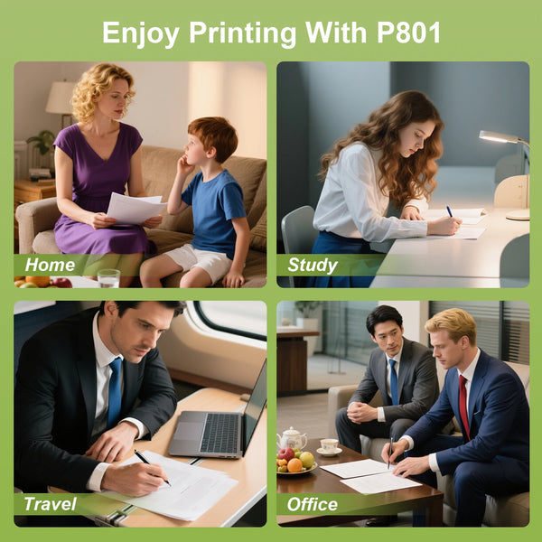 Portable Inkless Thermal Printer