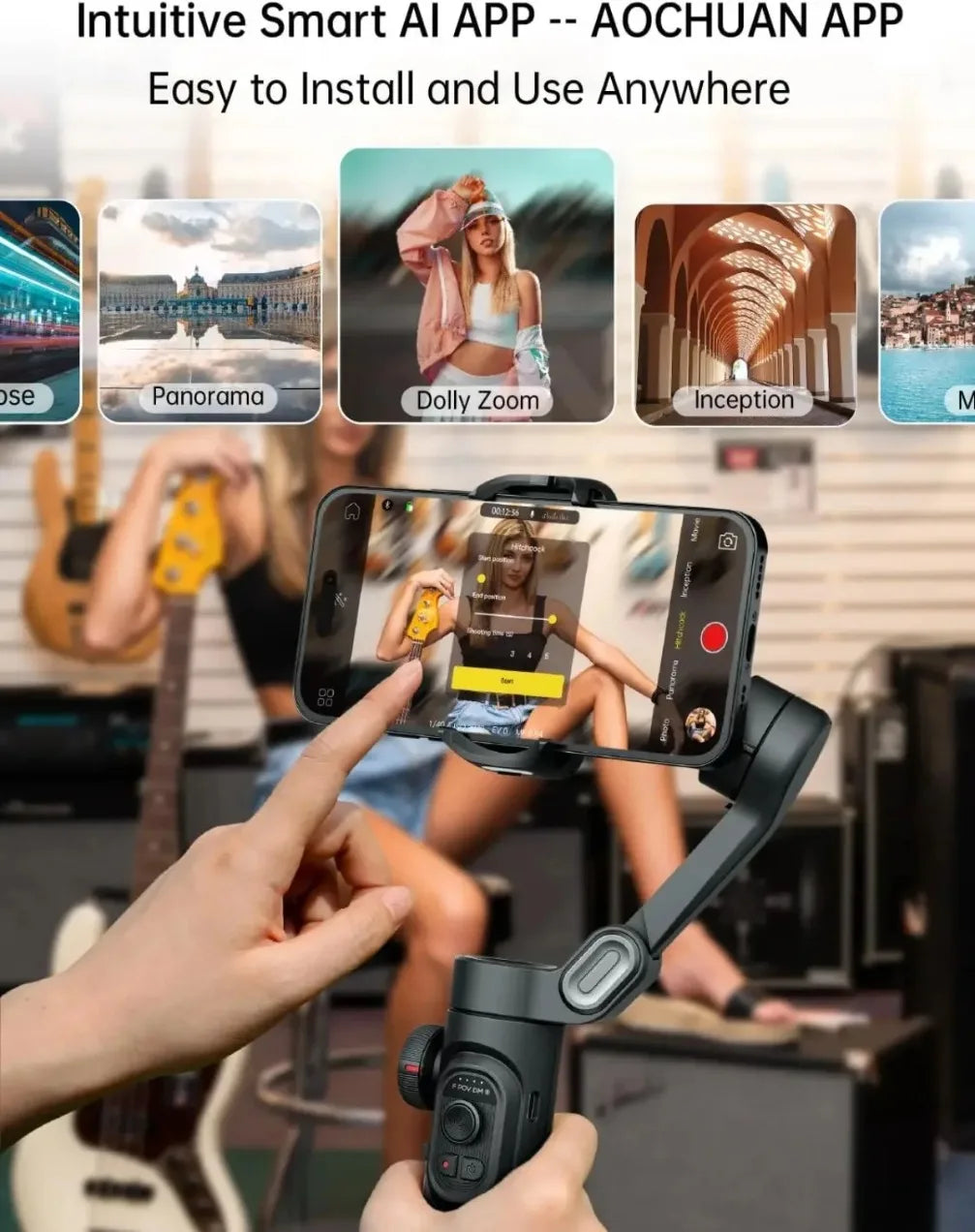 Gimbal Vlogging Stabilizer